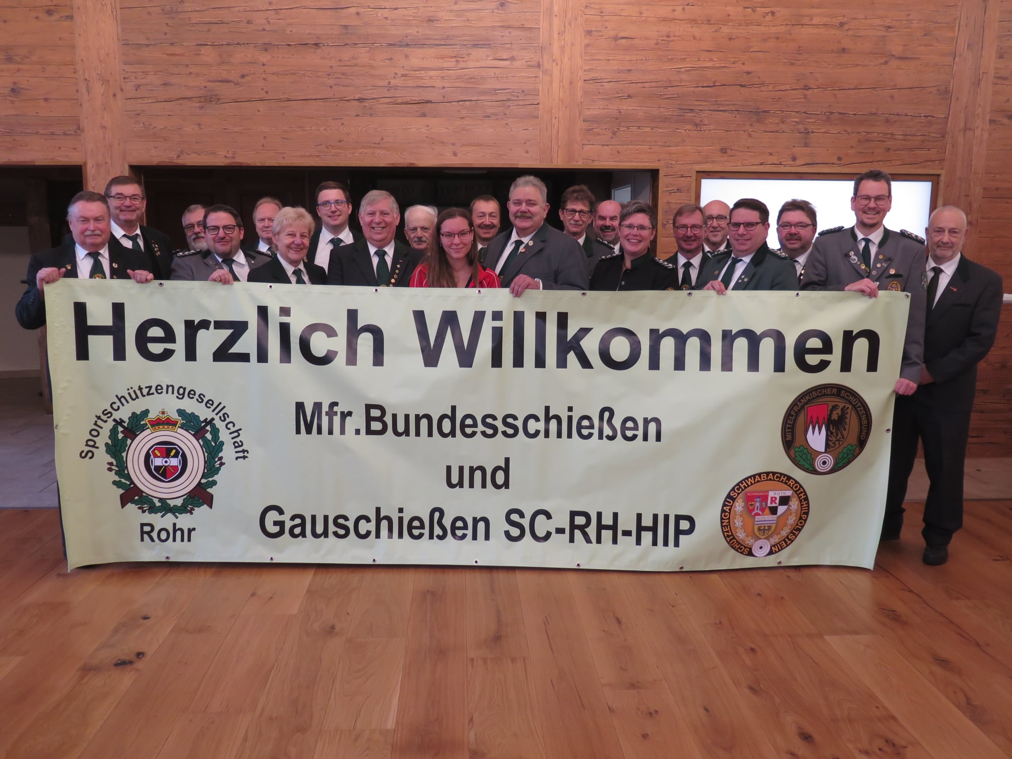 Gauschützenmeistertagung 2022 Banner Bundesschießen 2023